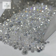 1.3 Mm Real Natural Round Brilliant Cut Vs Clarity G-H Color Loose Diamonds Lot